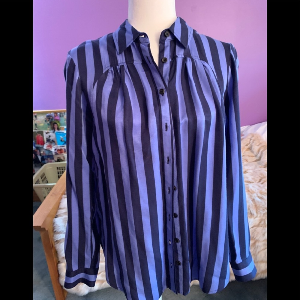 Anthropologie Mauve Blouse